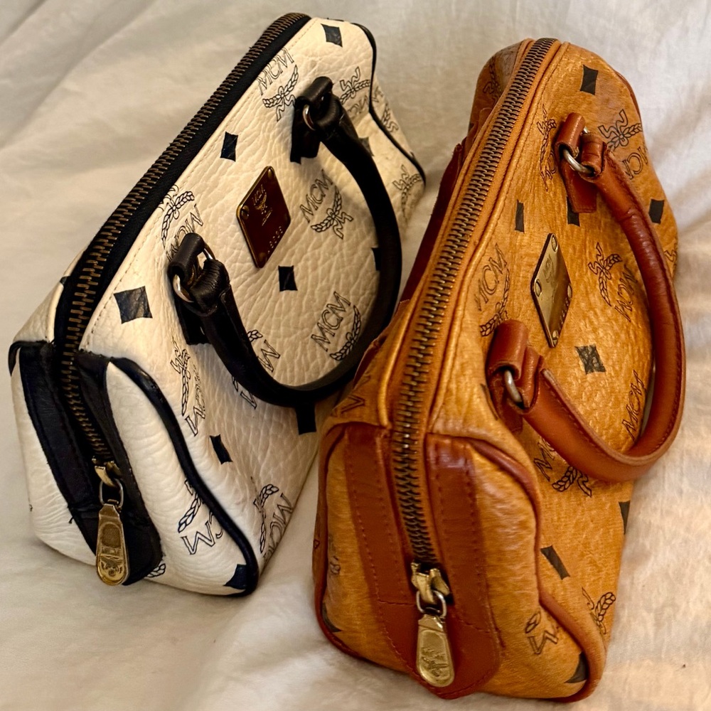 👑✅PRICE FIRM✅ AUTHENTIC MCM Visetos Mini Hand Bags Duo Set - Picture 6 of 17